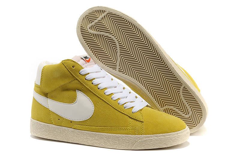 nike blazer mid homme jaune