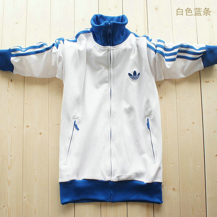 veste adidas bleu et noir